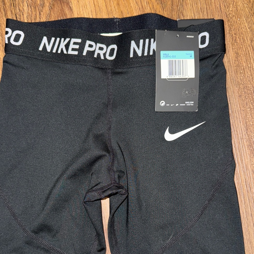 Nike Pro Kids Black Leggings